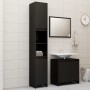 Juego de muebles de baño 3 pzas madera de ingeniería negro de , Muebles de baño - Ref: Foro24-3056935, Precio: 143,05 €