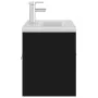 Black engineered wood cabinet with sink by , bathroom vanities - Ref: Foro24-3071289, Price: 279,32 €, Discount: %