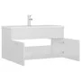 Glossy white engineered wood cabinet with sink by , bathroom vanities - Ref: Foro24-3071294, Price: 282,44 €, Discount: %