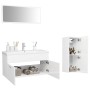 Glänzend weißes Badezimmermöbelset aus Holzwerkstoff von , Badezimmermöbel - Ref: Foro24-3071474, Preis: 377,56 €, Rabatt: %
