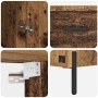 Aparador alto 2 pcs Madera envejecida Madera de ingeniería en Aparadores | Comprar online en Foro24