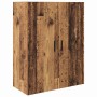 Aparador alto Madera envejecida 69,5 x 34 x 180 cm en Aparadores | Comprar online en Foro24