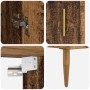 Aparador alto 2 pcs Madera envejecida Madera de ingeniería en Aparadores | Comprar online en Foro24