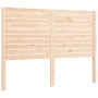 Estructura de cama de matrimonio con cabecero madera maciza de , Camas y somieres - Ref: Foro24-3193181, Precio: 169,97 €, De...