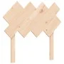 Estructura de cama con cabecero madera maciza de , Camas y somieres - Ref: Foro24-3193691, Precio: 87,50 €, Descuento: %