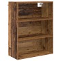 Aparador alto con cajón Madera vieja 69,5 x 34 x 180 cm en Aparadores | Comprar online en Foro24