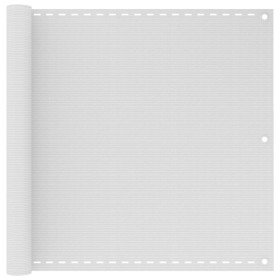 Toldo para balcón HDPE blanco 90x500 cm