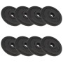 Gusseisen-Hantelscheiben 8 Stück 2,5 kg von vidaXL, freies Gewicht - Ref: Foro24-91391, Preis: 88,03 €, Rabatt: %