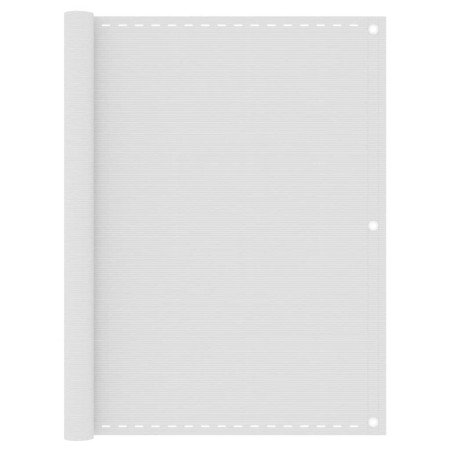 Toldo para balcón HDPE blanco 120x500 cm