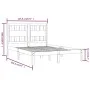 Solid pine wood bed frame 140x190 cm by , Beds and slatted bases - Ref: Foro24-3103913, Price: 120,64 €, Discount: %