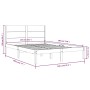 Weißer Massivholzbettrahmen 135x190 cm von , Betten und Lattenroste - Ref: Foro24-3104129, Preis: 186,75 €, Rabatt: %