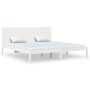 Weißes Massivholzbettgestell Supe King 180x200 cm von , Betten und Lattenroste - Ref: Foro24-3104169, Preis: 210,03 €, Rabatt: %