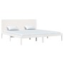 Weißes Massivholzbettgestell Supe King 180x200 cm von , Betten und Lattenroste - Ref: Foro24-3104169, Preis: 210,03 €, Rabatt: %