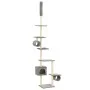 Rascador para gatos con poste rascador de sisal 260 cm gris de vidaXL, Mobiliario para gatos - Ref: Foro24-170532, Precio: 86...