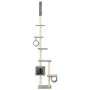 Rascador para gatos con poste rascador de sisal 260 cm gris de vidaXL, Mobiliario para gatos - Ref: Foro24-170532, Precio: 86...