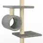 Rascador para gatos con poste rascador de sisal 260 cm gris de vidaXL, Mobiliario para gatos - Ref: Foro24-170532, Precio: 86...