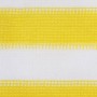 Toldo para balcón HDPE amarillo y blanco 120x600 cm