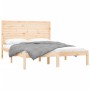 Estructura de cama de madera maciza de pino 160x200 cm de , Camas y somieres - Ref: Foro24-3104618, Precio: 148,37 €, Descuen...