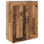 Aparador alto con cajón Madera vieja 69,5 x 34 x 180 cm en Aparadores | Comprar online en Foro24