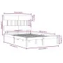 Estructura de cama doble pequeña madera maciza blanca 120x190cm de , Camas y somieres - Ref: Foro24-3104709, Precio: 116,16 €...