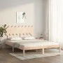 Solid pine wood bed frame 160x200 cm by , Beds and slatted bases - Ref: Foro24-3104878, Price: 122,13 €, Discount: %