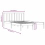 Bettgestell aus massivem Kiefernholz, 135 x 190 cm von , Betten und Lattenroste - Ref: Foro24-3105111, Preis: 136,38 €, Rabat...