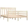Bettgestell aus Massivholz 140x200 cm von , Betten und Lattenroste - Ref: Foro24-3105295, Preis: 118,93 €, Rabatt: %