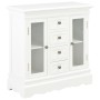 Sideboard aus massivem Kiefernholz weiß 70x28x70 cm von vidaXL, Sideboards - Ref: Foro24-280027, Preis: 203,21 €, Rabatt: %