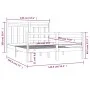 Bettgestell aus Massivholz 140x200 cm von , Betten und Lattenroste - Ref: Foro24-3105295, Preis: 118,93 €, Rabatt: %
