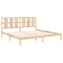 Solid wood bed frame 180x200 cm by , Beds and slatted bases - Ref: Foro24-3105615, Price: 152,96 €, Discount: %
