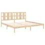 Solid wood bed frame 180x200 cm by , Beds and slatted bases - Ref: Foro24-3105615, Price: 153,17 €, Discount: %