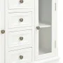 Aparador de madera maciza de pino blanco 70x28x70 cm de vidaXL, Aparadores - Ref: Foro24-280027, Precio: 207,85 €, Descuento: %