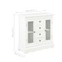 Sideboard aus massivem Kiefernholz weiß 70x28x70 cm von vidaXL, Sideboards - Ref: Foro24-280027, Preis: 203,21 €, Rabatt: %