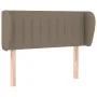 Cabecero de tela gris taupe 83x23x78/88 cm de , Cabeceros y pies de cama - Ref: Foro24-3117360, Precio: 42,62 €, Descuento: %