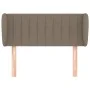Cabecero de tela gris taupe 83x23x78/88 cm de , Cabeceros y pies de cama - Ref: Foro24-3117360, Precio: 42,62 €, Descuento: %