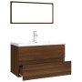 Badezimmermöbel-Set aus Sperrholz in Eichenbraun von , Badezimmermöbel - Ref: Foro24-3120353, Preis: 241,95 €, Rabatt: %