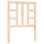Single bed frame with solid wood headboard by , Beds and slatted bases - Ref: Foro24-3191931, Price: 85,83 €, Discount: %