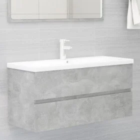 Concrete gray engineered wood cabinet with sink by , bathroom vanities - Ref: Foro24-3071661, Price: 318,05 €, Discount: %
