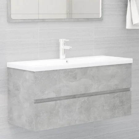Mueble con lavabo madera de ingeniería gris hormigón de , Tocadores de baño - Ref: Foro24-3071661, Precio: 318,05 €, Descuent...