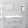 Mueble con lavabo madera de ingeniería gris hormigón de , Tocadores de baño - Ref: Foro24-3071661, Precio: 318,05 €, Descuent...