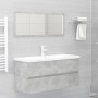 Mueble con lavabo madera de ingeniería gris hormigón de , Tocadores de baño - Ref: Foro24-3071661, Precio: 323,52 €, Descuent...