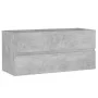 Mueble con lavabo madera de ingeniería gris hormigón de , Tocadores de baño - Ref: Foro24-3071661, Precio: 318,05 €, Descuent...
