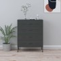 Anthracite gray steel drawer cabinet 80x35x101.5 cm by , Drawers - Ref: Foro24-336204, Price: 178,68 €, Discount: %
