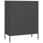 Armario de cajones de acero gris antracita 80x35x101,5 cm de , Cajoneras - Ref: Foro24-336204, Precio: 175,70 €, Descuento: %