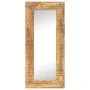 Espejo tallado a mano madera maciza de mango 110x50x2,5 cm de , Espejos - Ref: Foro24-321649, Precio: 128,43 €, Descuento: %