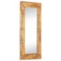 Hand carved mirror solid mango wood 110x50x2.5 cm by , Mirrors - Ref: Foro24-321649, Price: 136,96 €, Discount: %