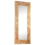 Hand carved mirror solid mango wood 110x50x2.5 cm by , Mirrors - Ref: Foro24-321649, Price: 136,96 €, Discount: %