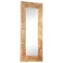 Hand carved mirror solid mango wood 110x50x2.5 cm by , Mirrors - Ref: Foro24-321649, Price: 128,43 €, Discount: %