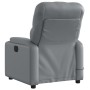 Gray synthetic leather reclining massage chair by , Armchairs - Ref: Foro24-372513, Price: 233,35 €, Discount: %