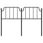 Cabecero de metal negro 160 cm de , Cabeceros y pies de cama - Ref: Foro24-373922, Precio: 33,95 €, Descuento: %